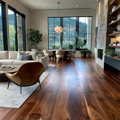 Walnut Wide Plank Flooring