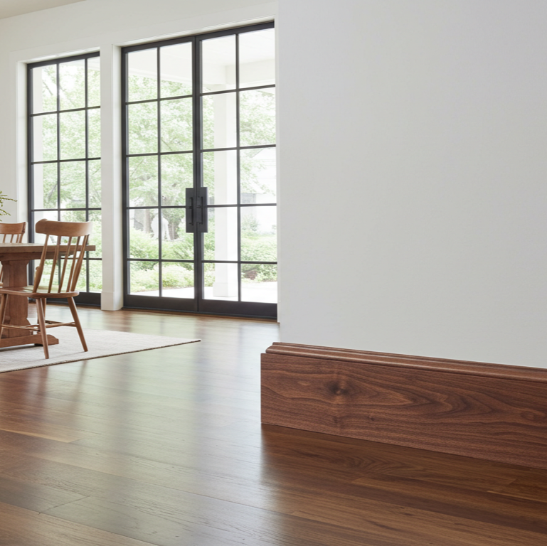 Walnut_Baseboard_Moulding_High_Hallway_End
