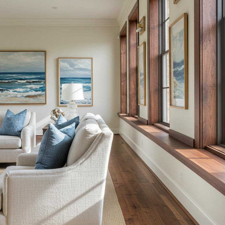 Walnut_Baseboard_Moulding_Living_Room_Windows