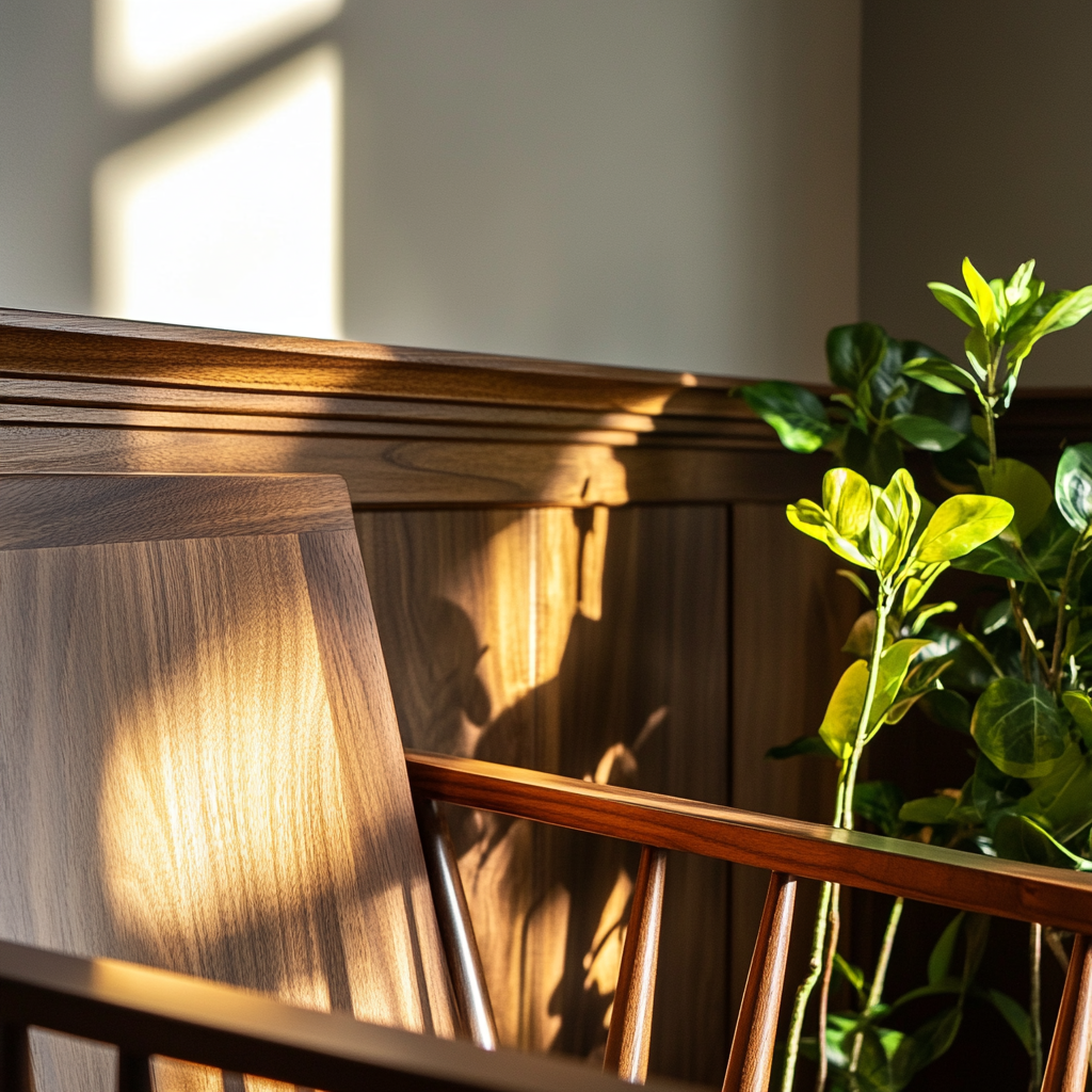 Walnut_Chair_Rail_Moulding_Sunny_Plant