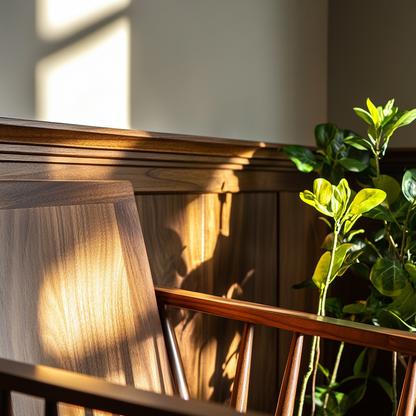 Walnut_Chair_Rail_Moulding_Sunny_Plant