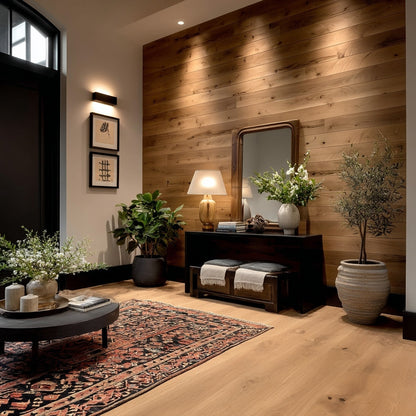 White Oak Wall Paneling