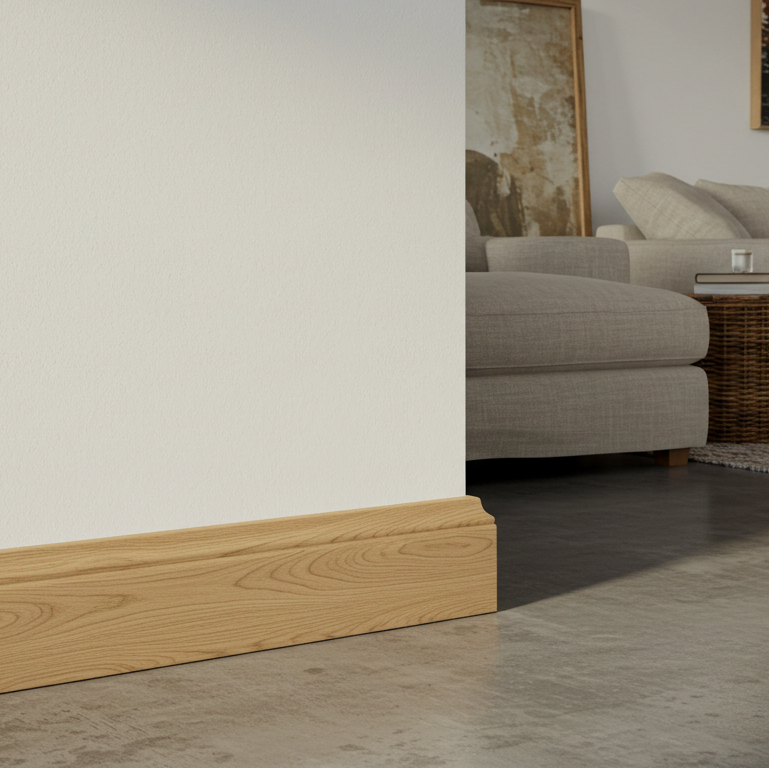 White_Oak_Baseboard_Moulding_Corner_Pale_Light