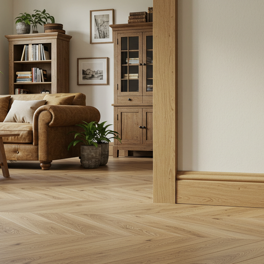 White_Oak_Casing_Moulding_Hallway_End