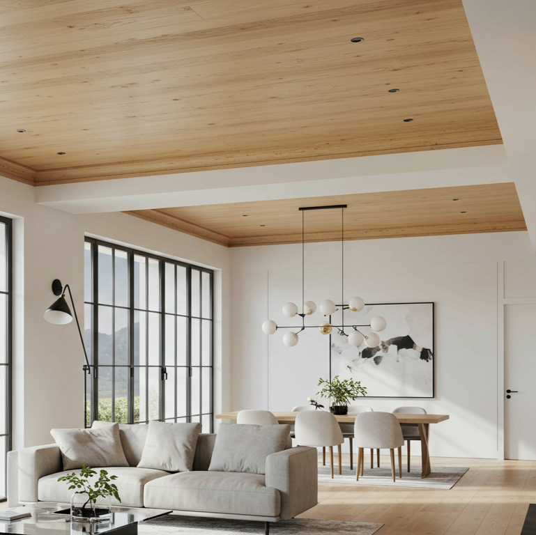 White_Oak_Crown_Moulding_Full_Ceiling_Paneling