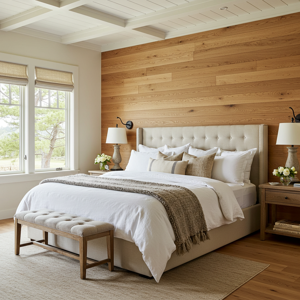 White_Oak_Wall_Paneling_Bedroom