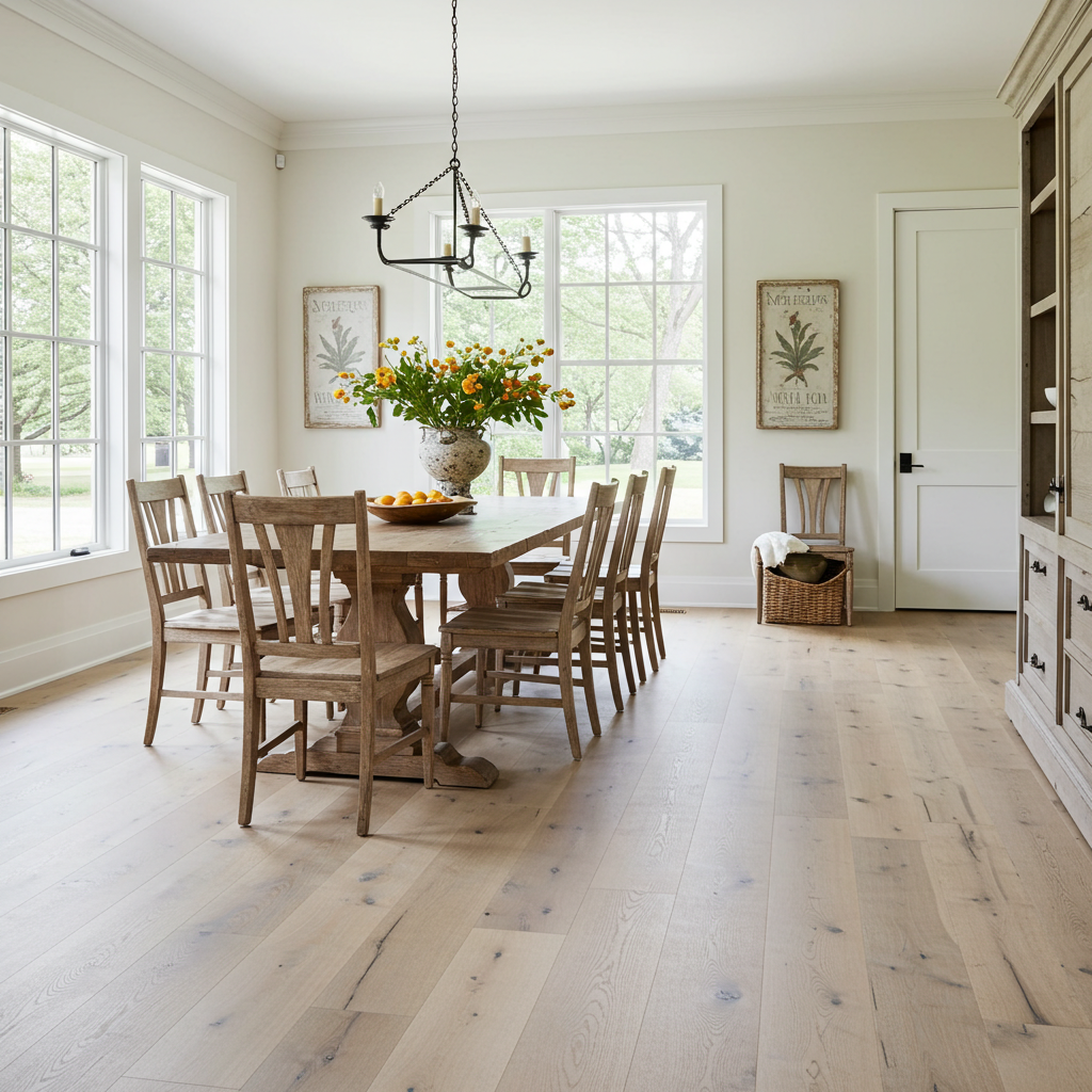 White Oak Wide Plank Flooring