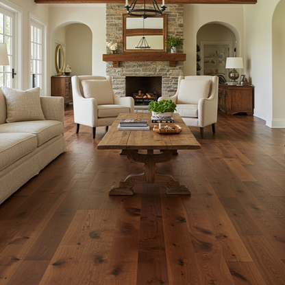 Walnut Wide Plank Flooring