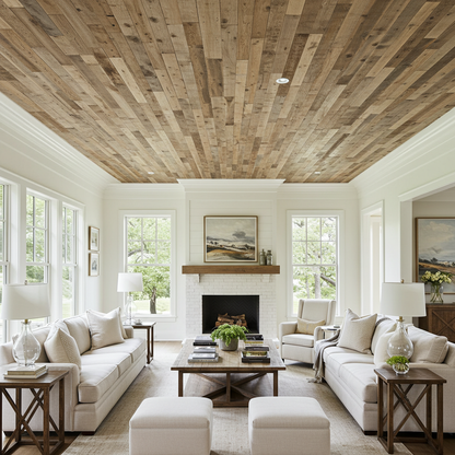 The Howard Brown Reclaimed Barnwood Ceiling Paneling