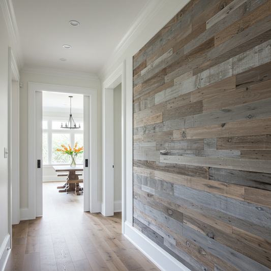 The Kline Grey Reclaimed Barn Siding Wall Paneling