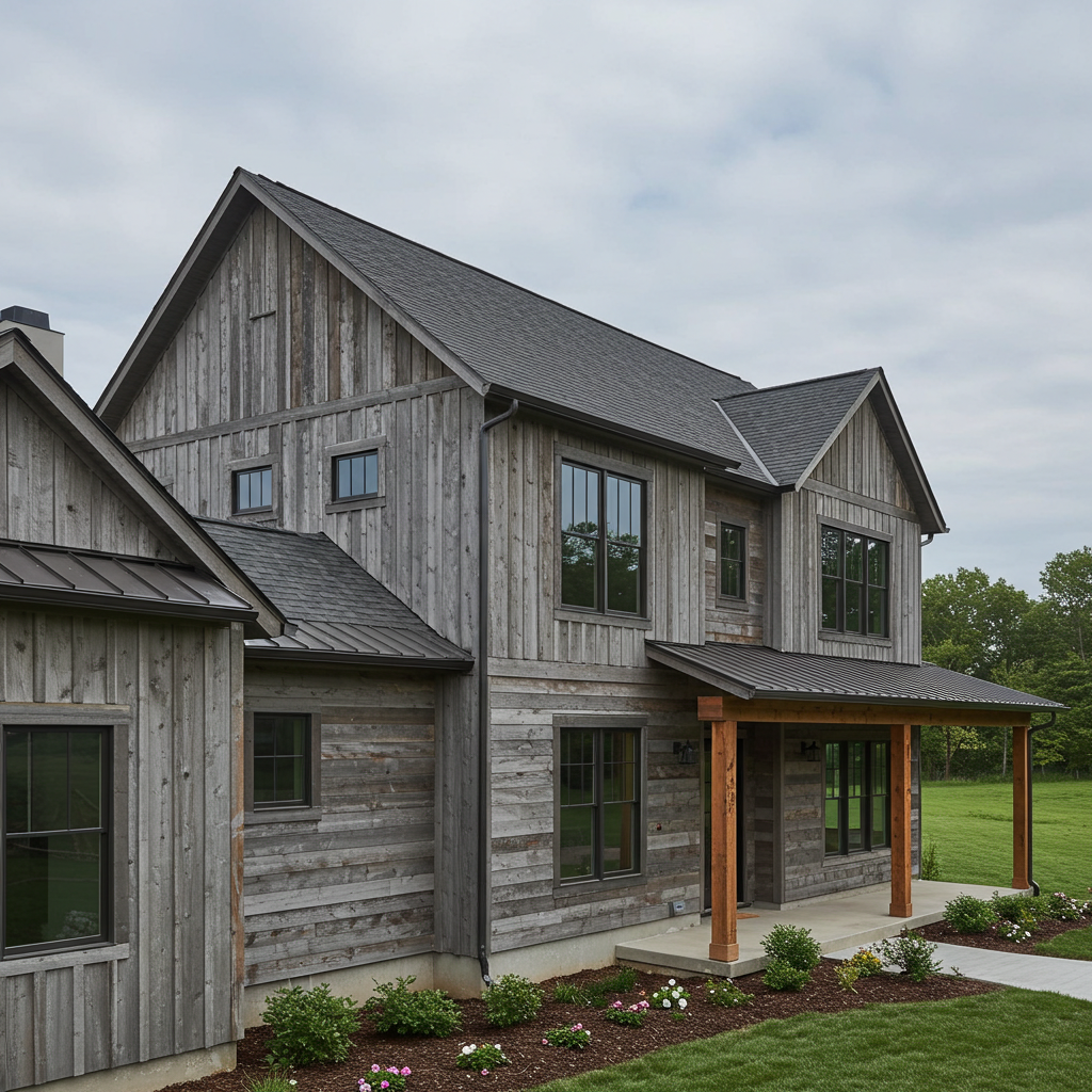 The Wagner Weathered Grey Softwood Siding