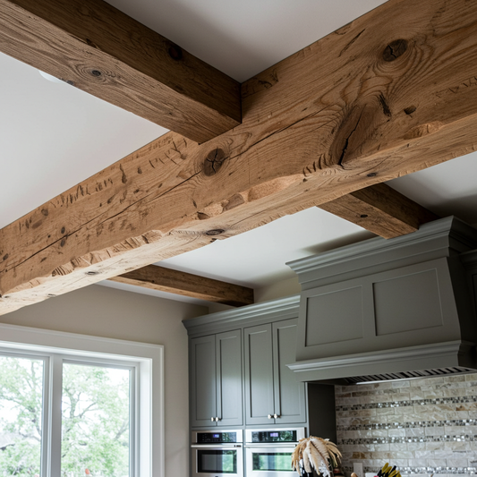 The Ross Brown Hand Hewn Box Beam