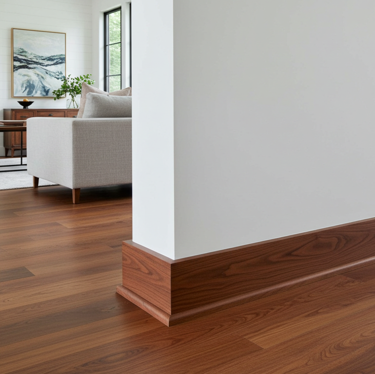 Walnut Baseboard Moulding